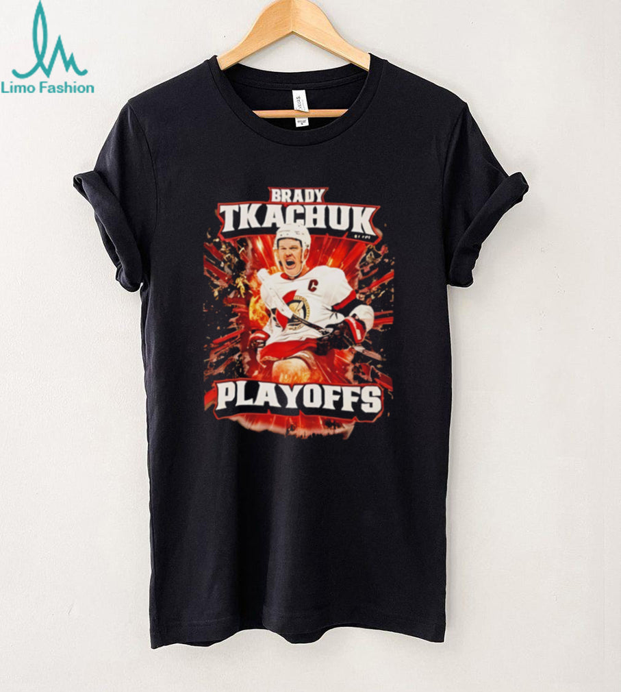 Brady Tkachuk Ottawa Senators Hockey Stanley Cup Playoffs 2026 Retro Fans Men T Shirt