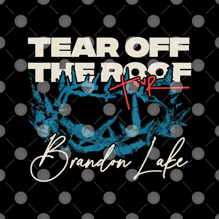 Brandon Lake Tear Off The Roof Tour 2024 T Shirt