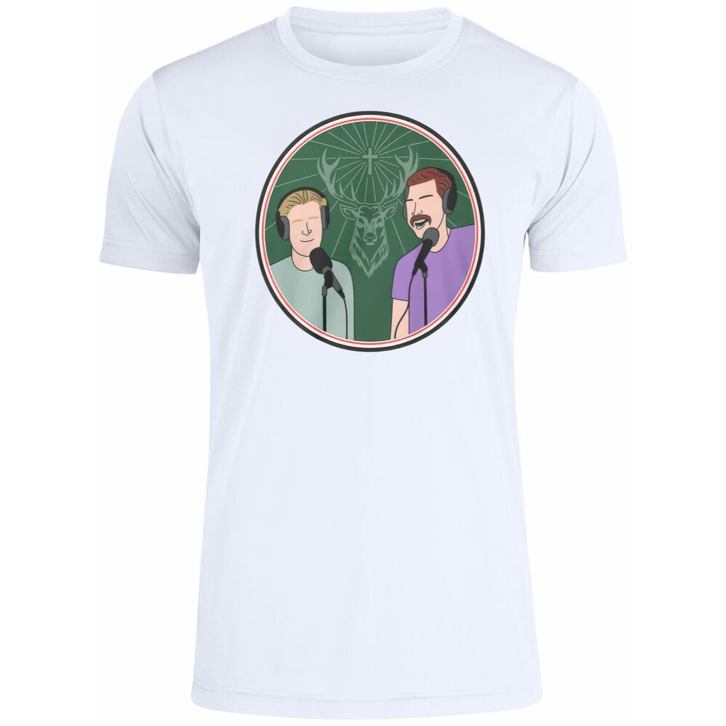 Brandon Walker Mark Titus Mostly Podcast Jagermeister Shirt