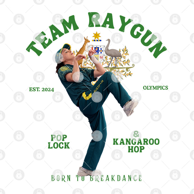 Breakdancing Like Raygun Team Raygun Shirt