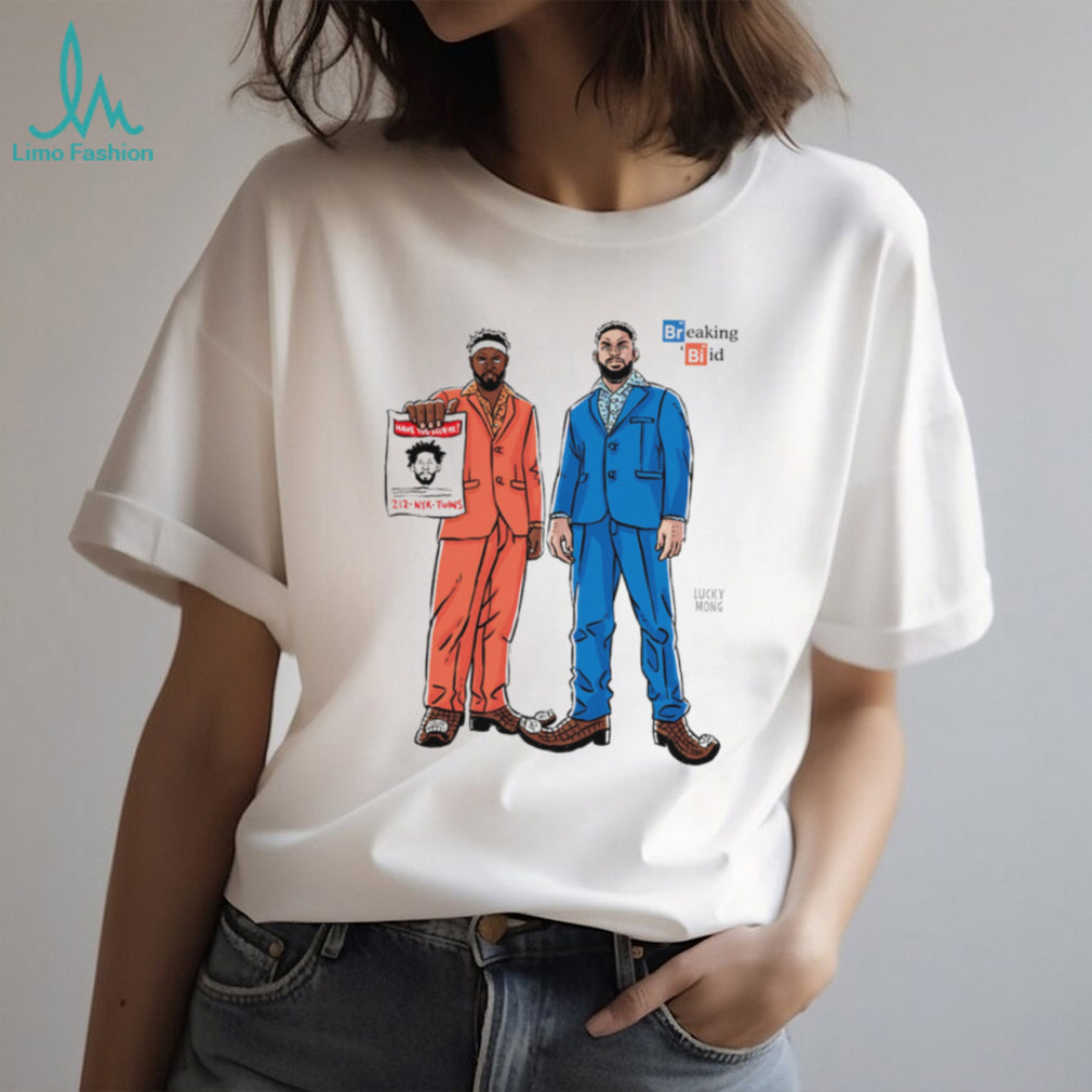 Breaking Bid Lucky Mong New York Basketball Parody T Shirt