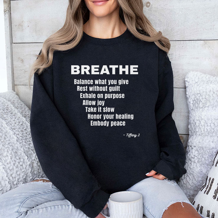 Breath Balance What You Give Rest Without Guilt T Shirt
