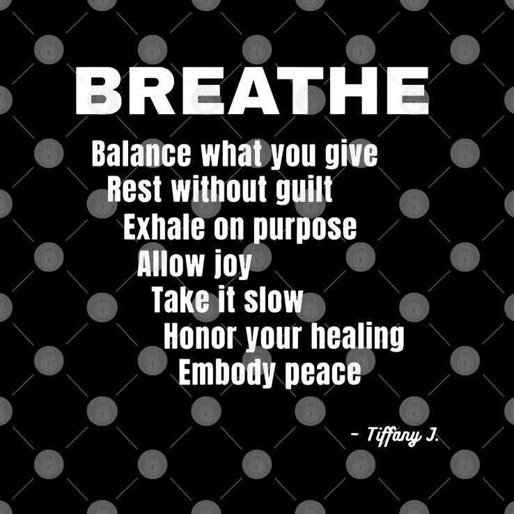 Breath Balance What You Give Rest Without Guilt T Shirt