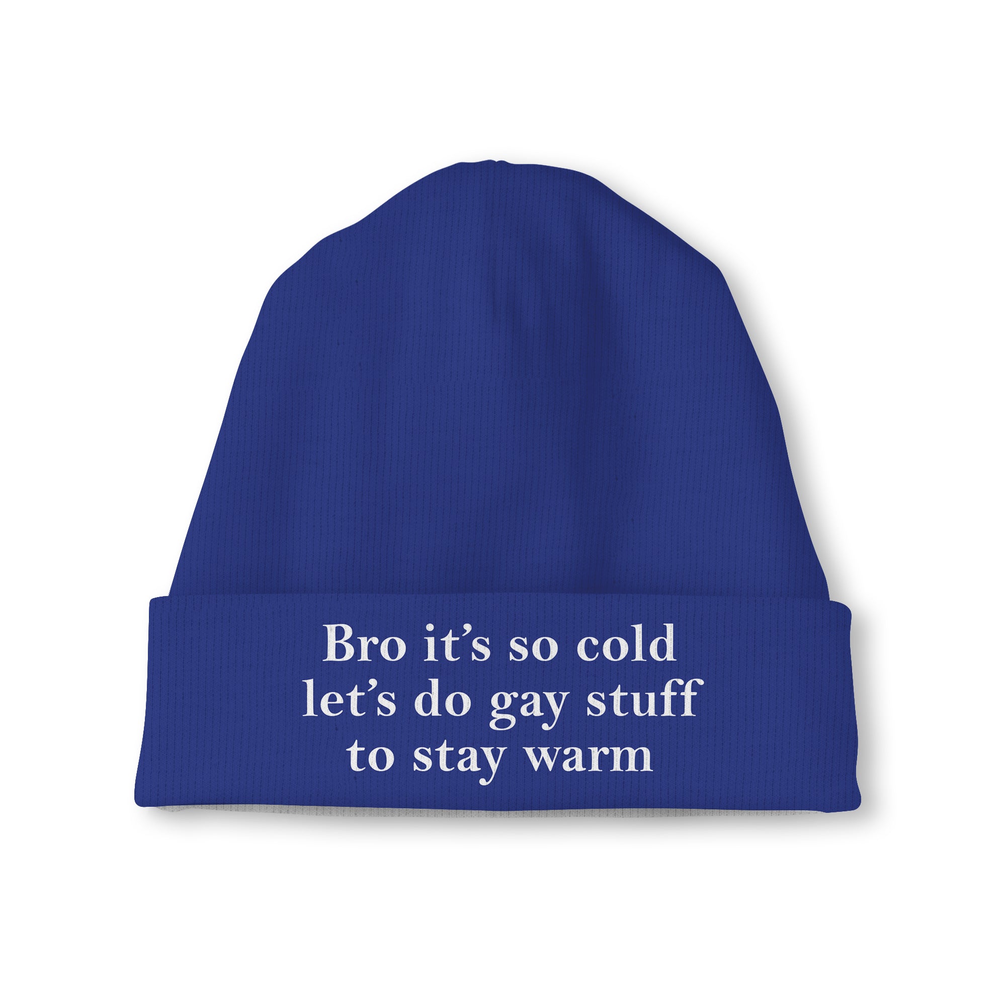 Bro It’s So Cold Let’s Do Gay Stuff To Stay Warm Beanie