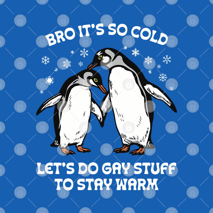 Bro It’s So Cold Let’s Do Gay Stuff To Stay Warm T Shirt