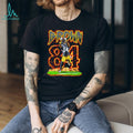 Brown 84 Football Player Flame Sports T Shirt