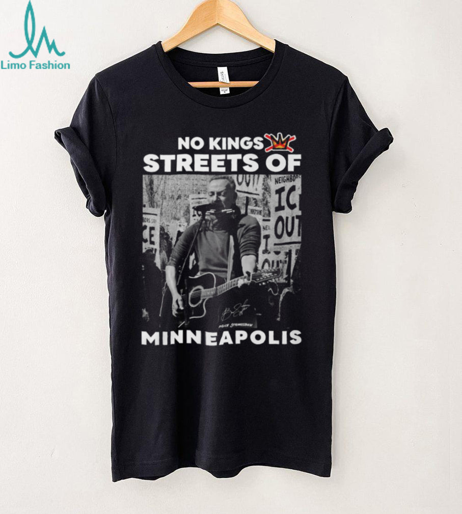 Bruce SpringsT Shirtn No Kings Streets of Minneapolis Graphic T Shirt
