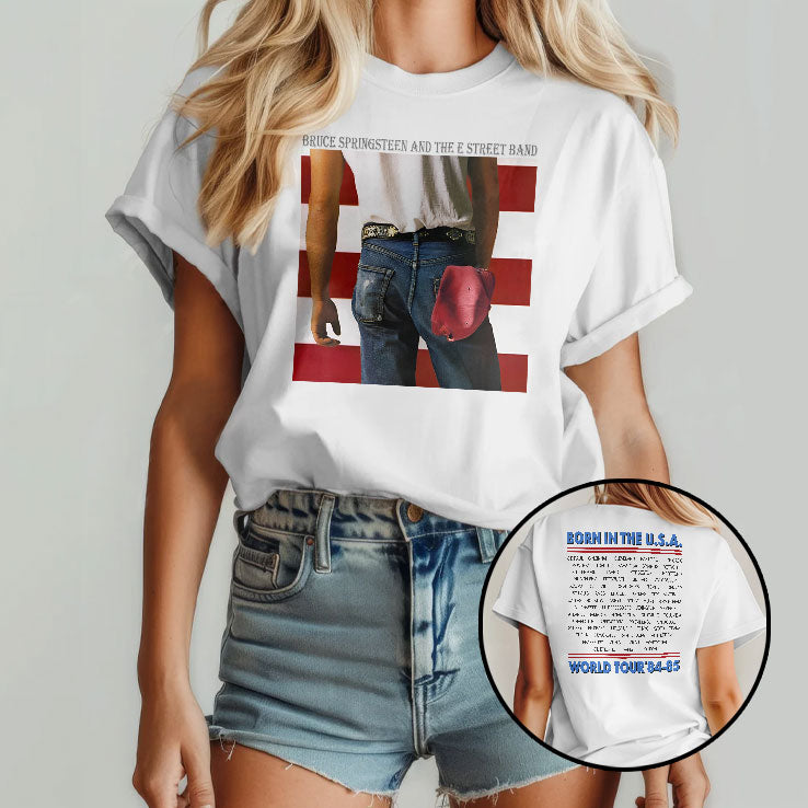 Bruce Springsteen And The E Street Band Born In The USA World Tour ’84-85 Shirt