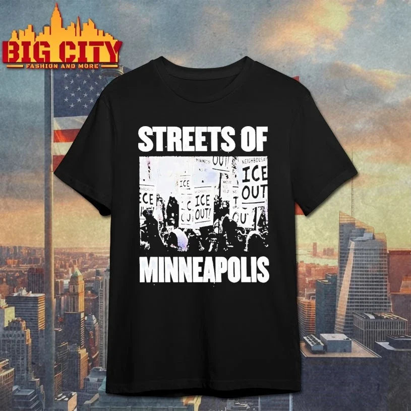 Bruce Springsteen Streets Of Minneapolis ICE Out t-shirt