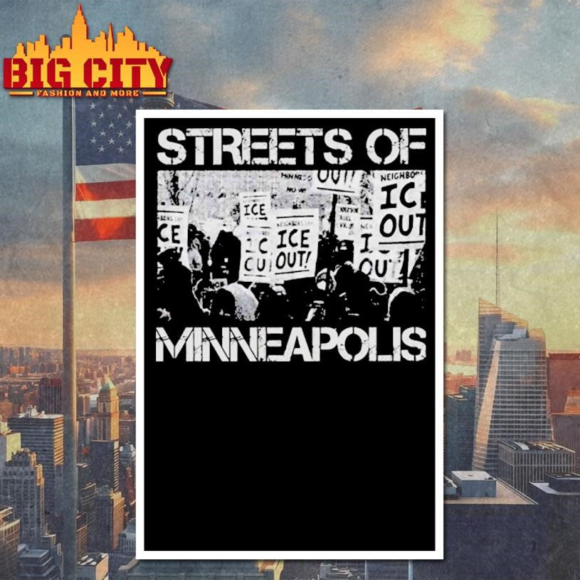 Bruce Streets Of Minneapolis Right Now Shirt