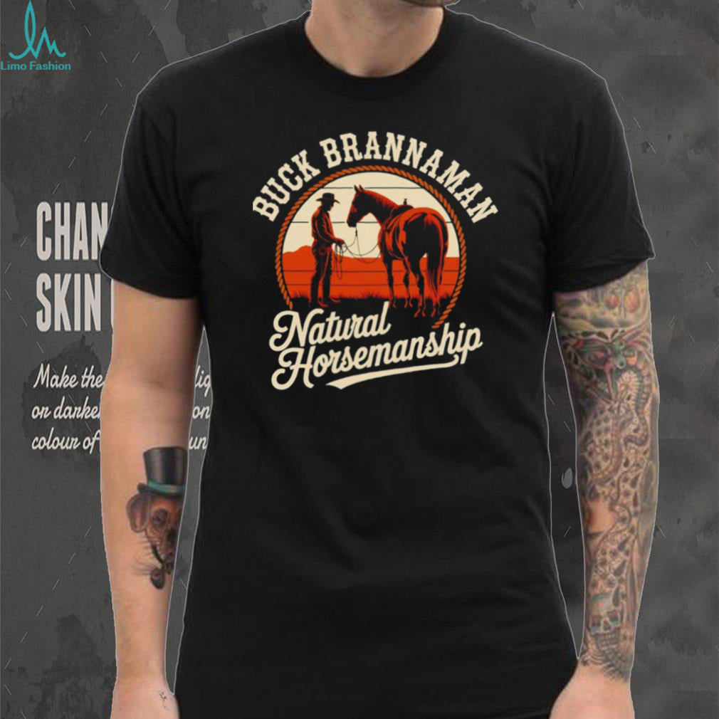Buck Brannaman Natural Horsemanship Western Graphic T Shirt