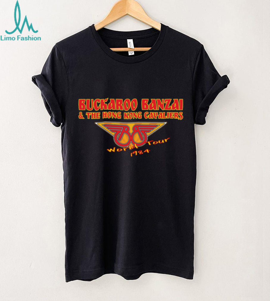Buckaroo Banzai Hong Kong Cavaliers 1984 World Tour Vintage Style T Shirt