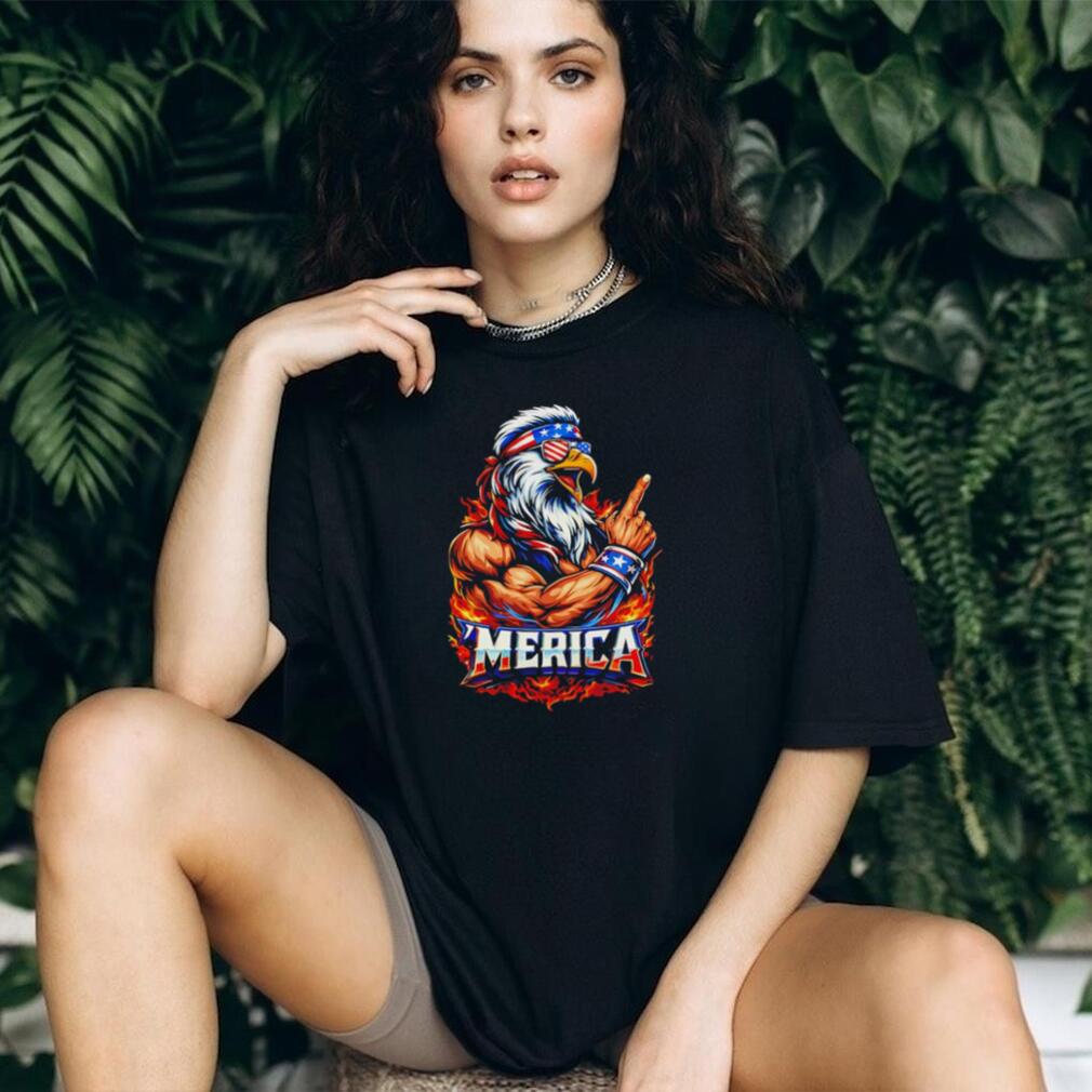 Buff Patriotic Eagle ‘Merica USA Muscles T Shirt