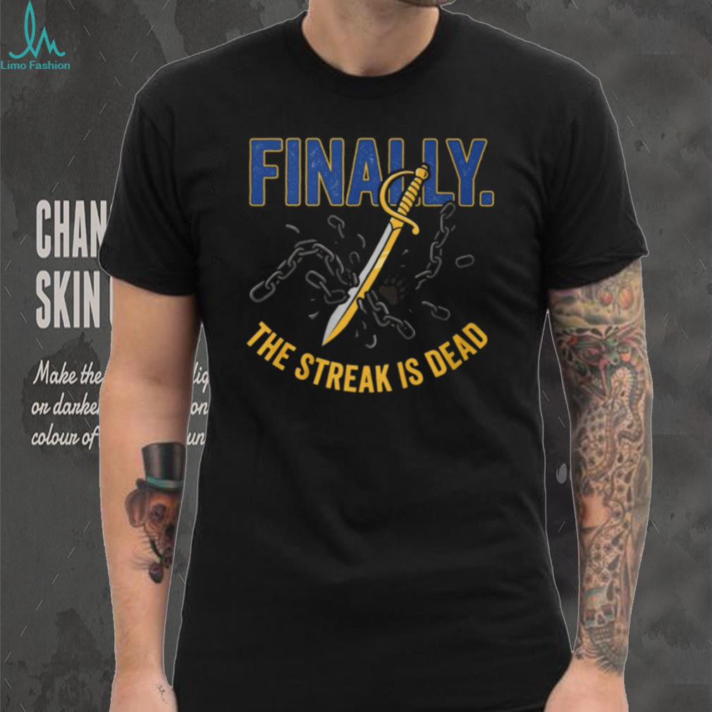 Buffalo Sabres Finally The Streak Is Dead Broken Chains T Shirt