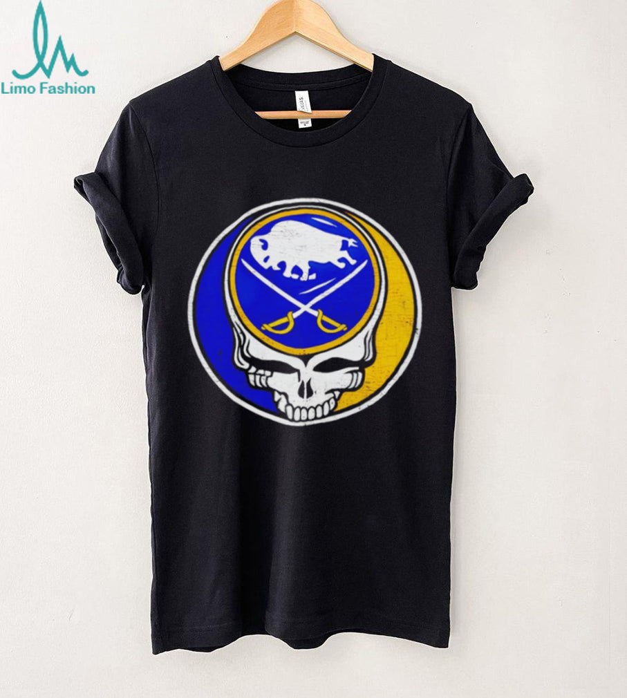 Buffalo Sabres x Grateful Dead Steal Your Face Mashup T shirt