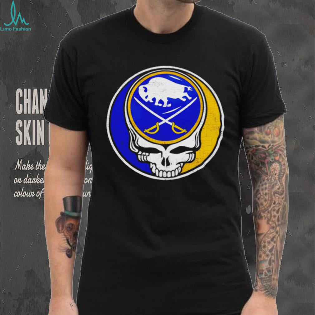 Buffalo Sabres x Grateful Dead Steal Your Face Mashup T shirt