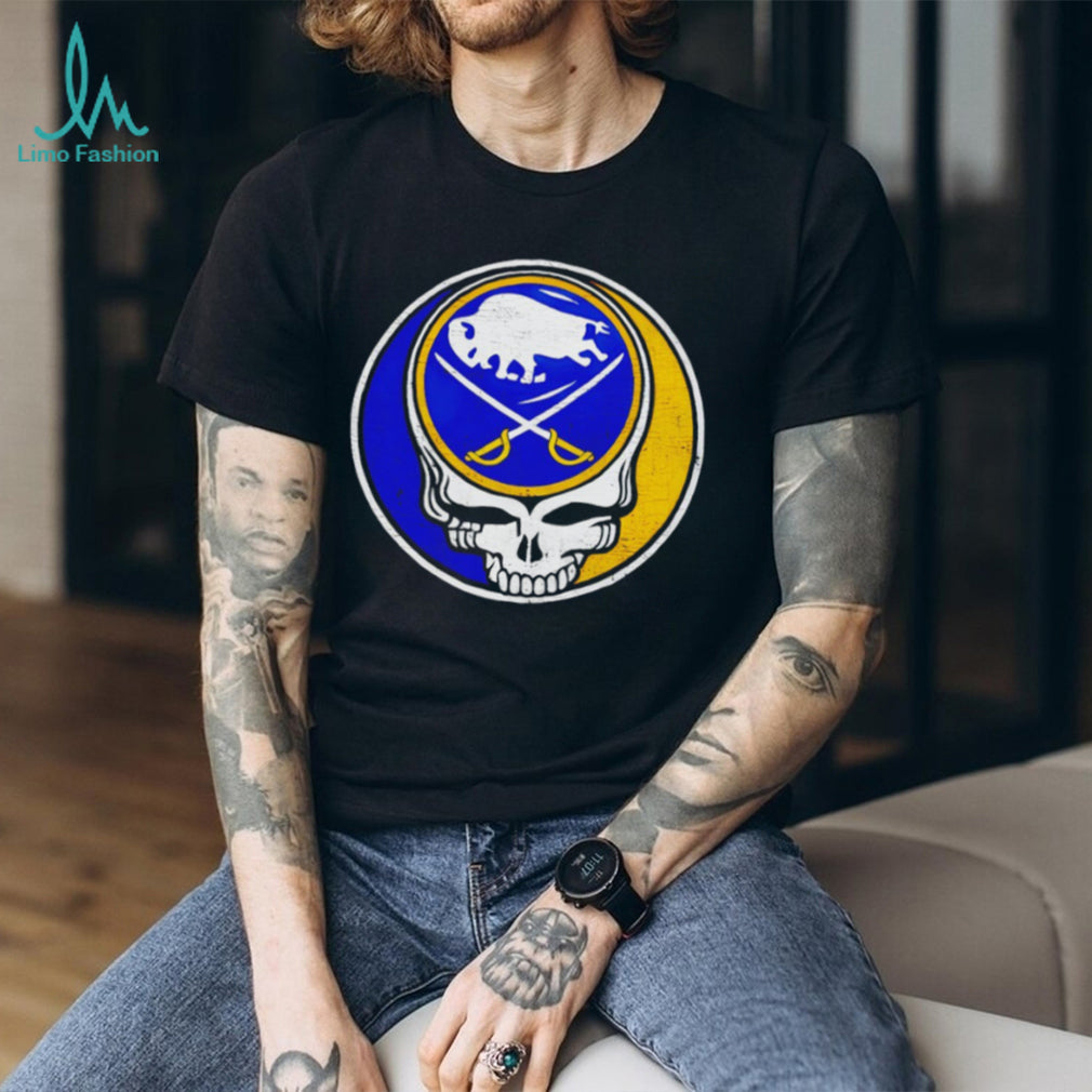 Buffalo Sabres x Grateful Dead Steal Your Face Mashup T shirt