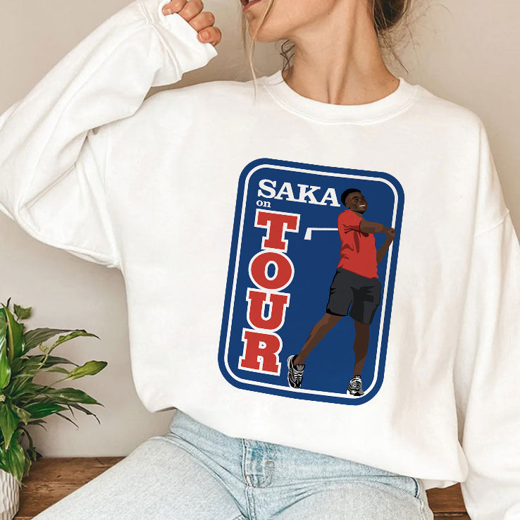 Bukayo Saka On Tour T Shirt