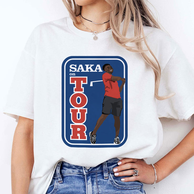 Bukayo Saka On Tour T Shirt
