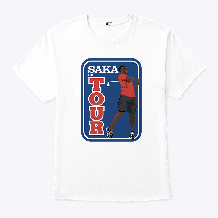 Bukayo Saka On Tour T Shirt