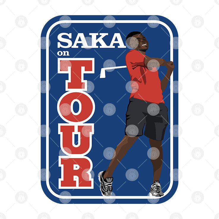 Bukayo Saka On Tour T Shirt