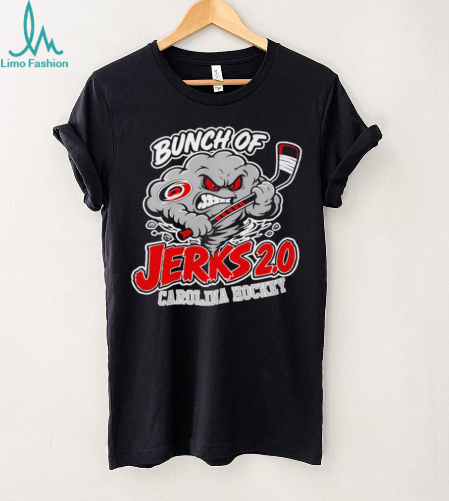 Bunch of Jerks 2.0 Carolina Hurricanes Hockey Mascot Graphic T Shirt