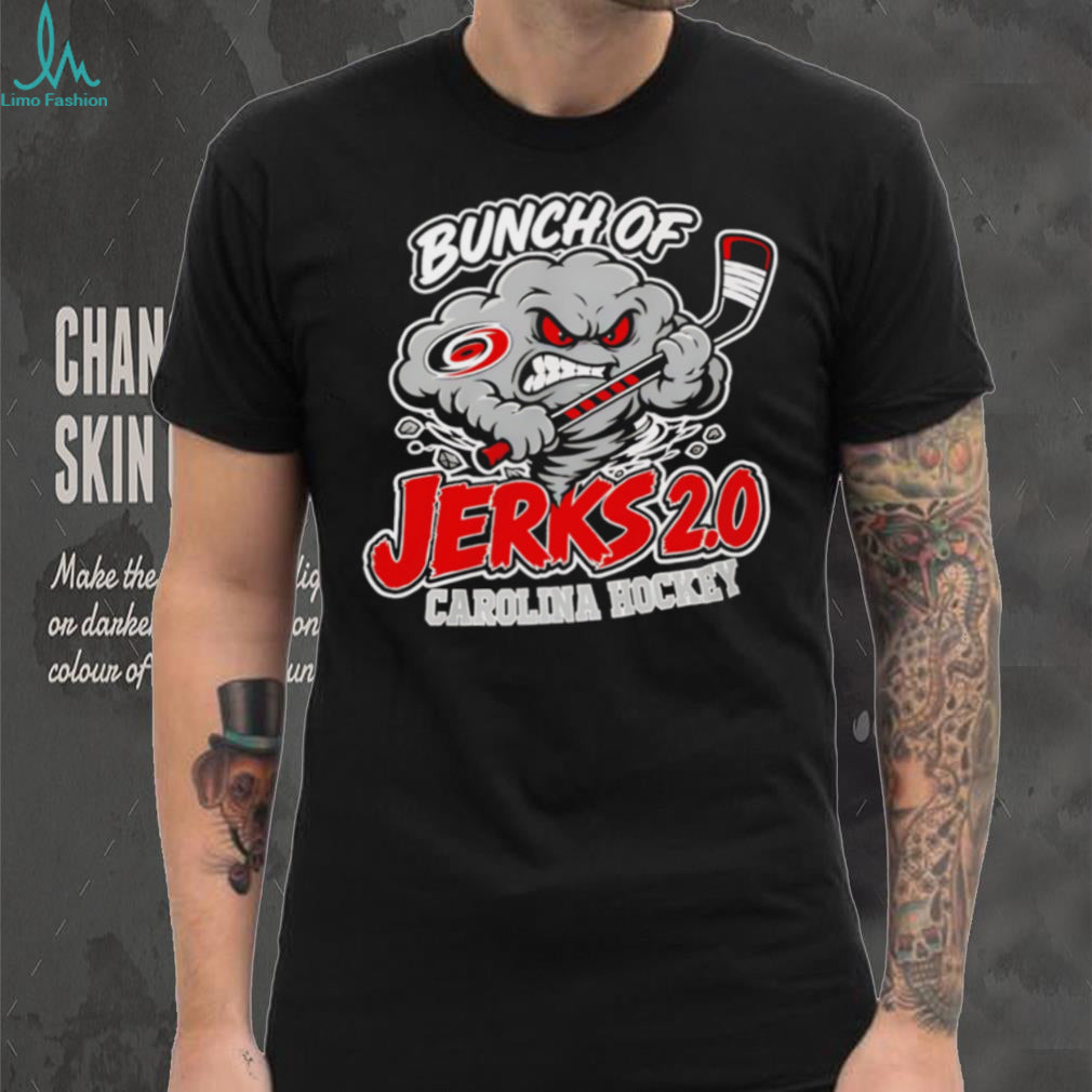 Bunch of Jerks 2.0 Carolina Hurricanes Hockey Mascot Graphic T Shirt