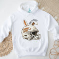 Bunny Bowl Benito Football Helmet with Rabbit Ears T shirt
