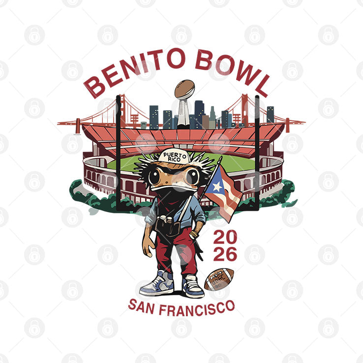 Bunny Football Benito Bowl T Shirt