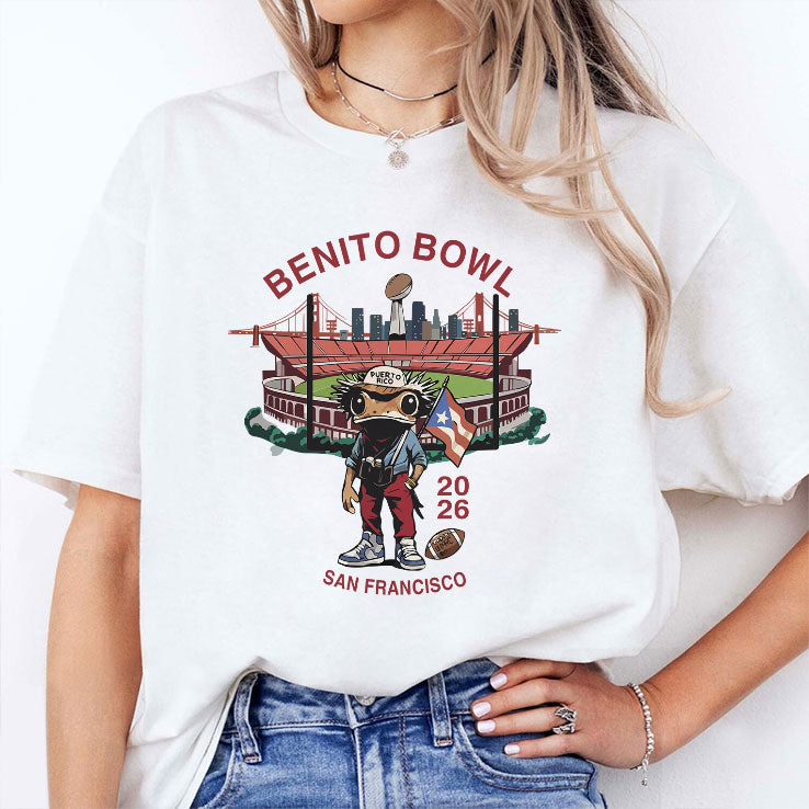 Bunny Football Benito Bowl T Shirt