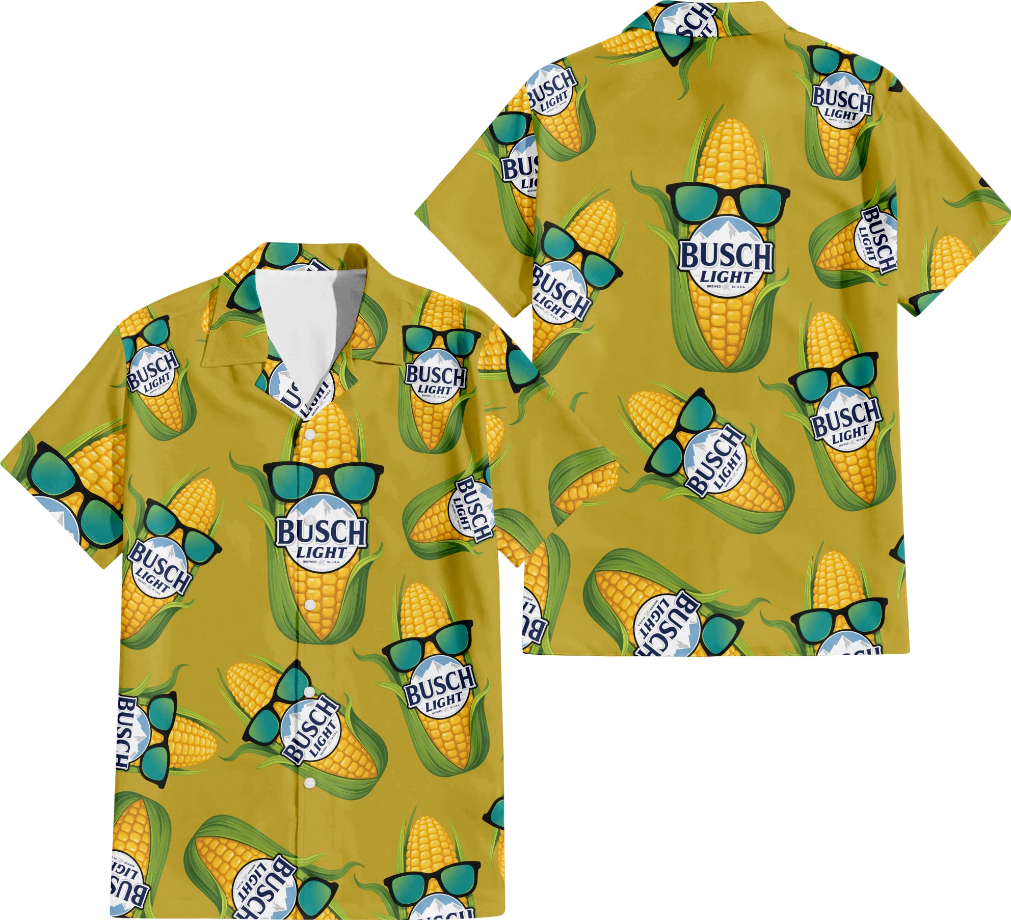 Busch Light Corn Hawaiian Shirt