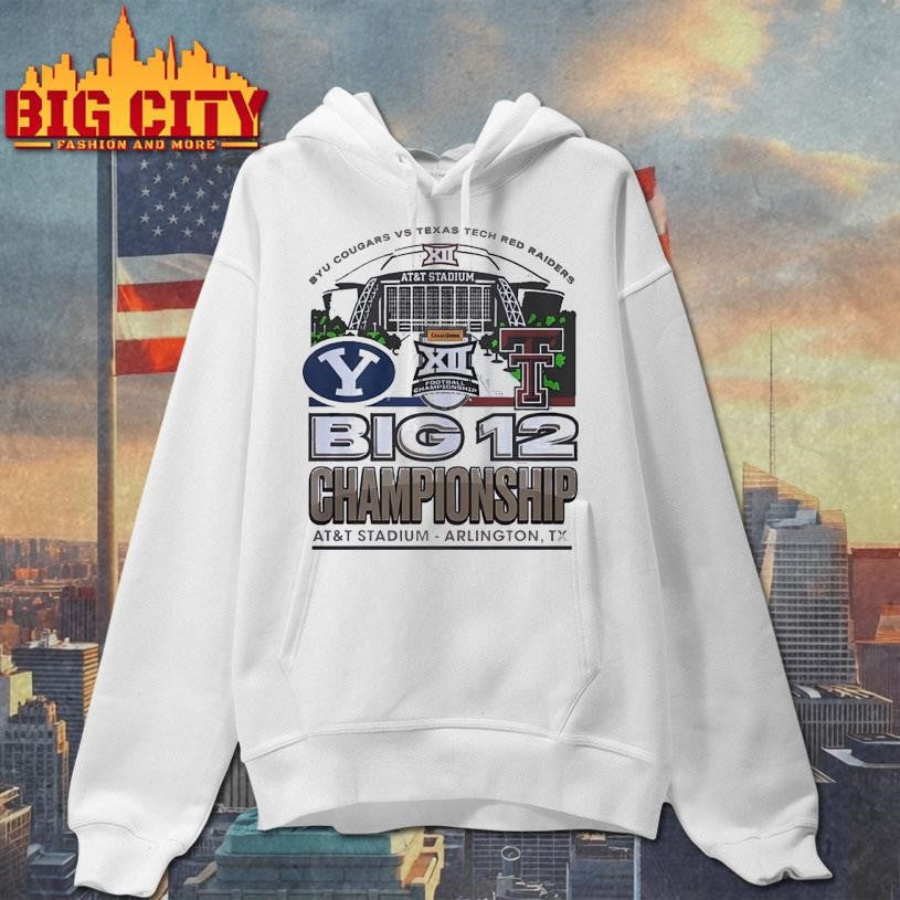 Byu Vs Texas Tech 2025 Big 12 Football Championship Att Stadium Shirt