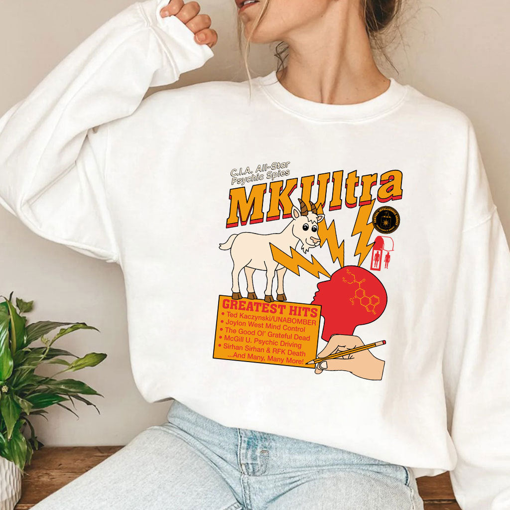 C.I.A All-Star Psychic Spies MKUltra T Shirt