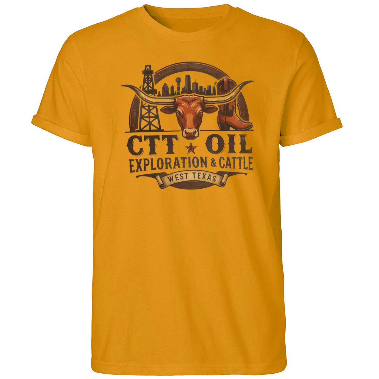 CTT Oil Exploration And Cattle West Texas Shirt