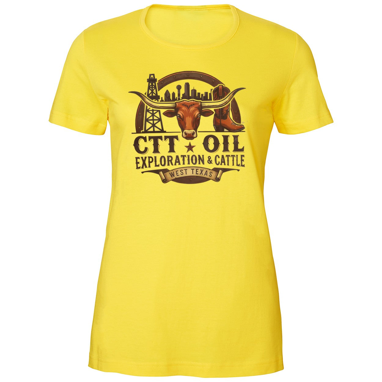 CTT Oil Exploration And Cattle West Texas Shirt