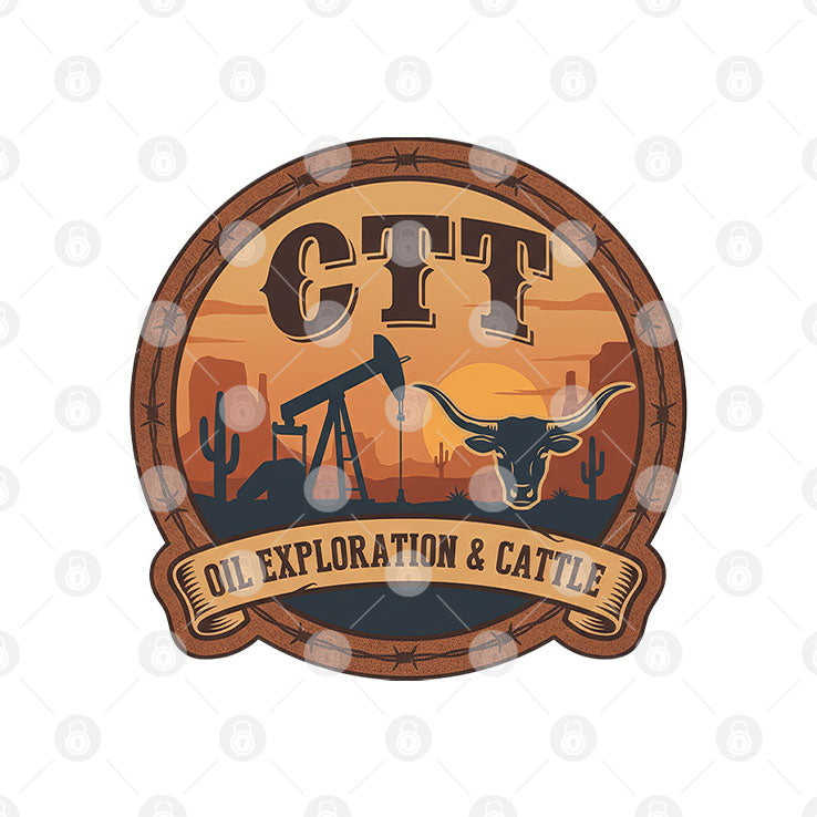 CTT Oil Exploration & Cattle T Shirt