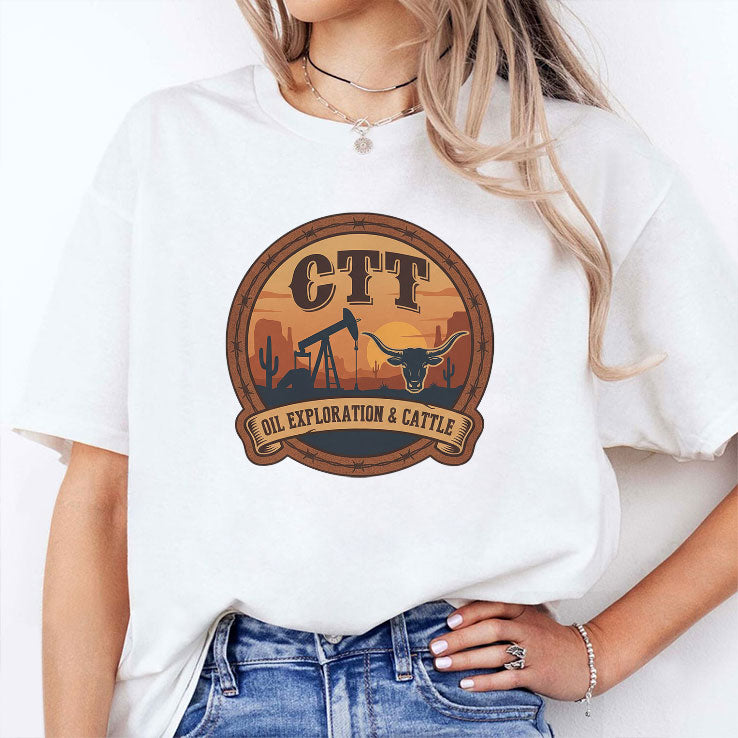 CTT Oil Exploration & Cattle T Shirt