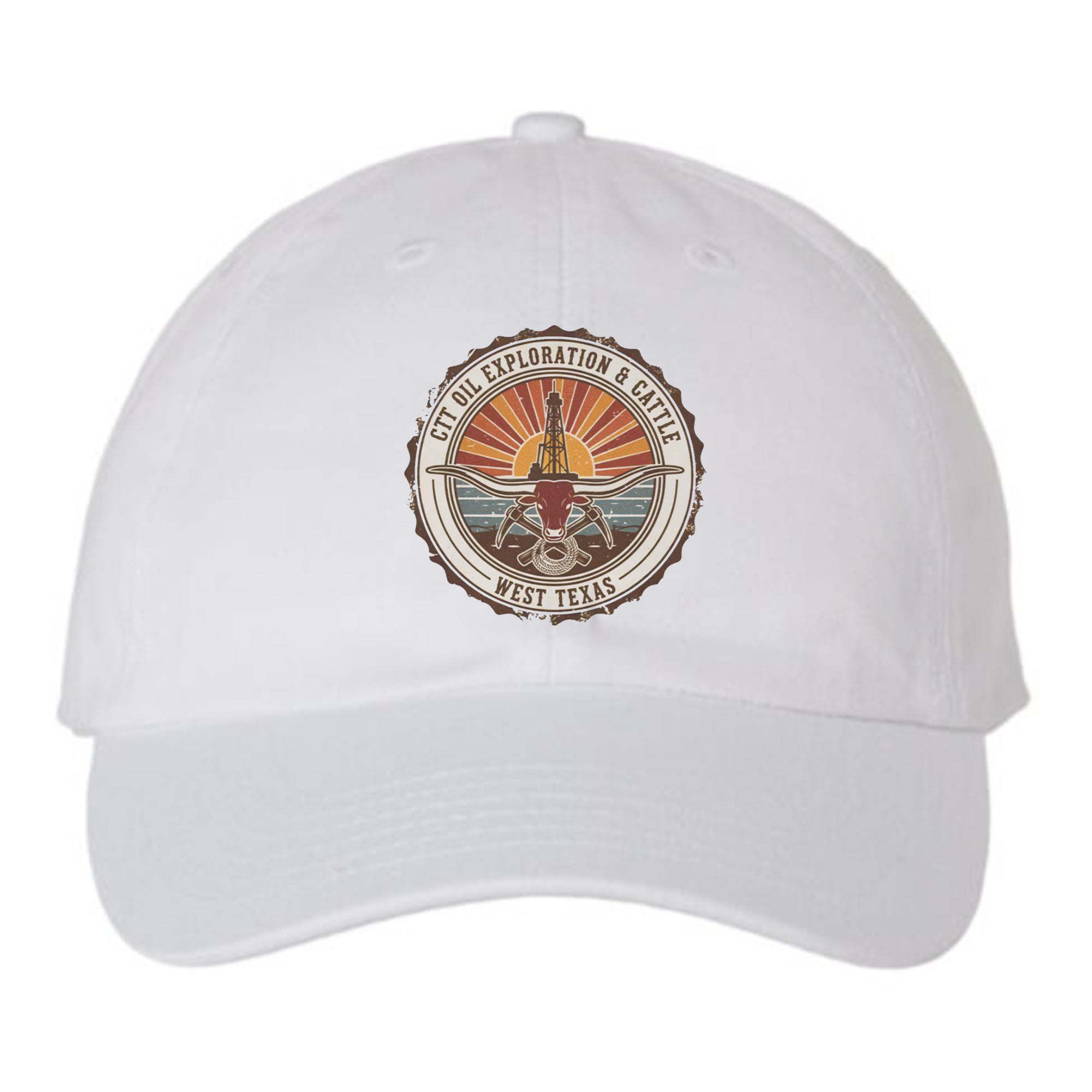 CTT Oil Exploration & Cattle West Texas Landman Hat