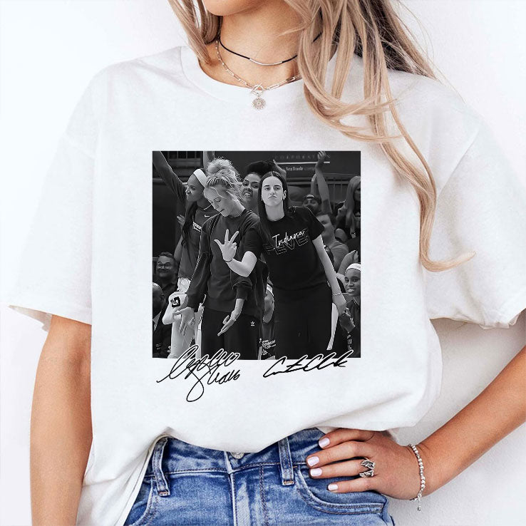 Caitlin Clark And Sophie Cunningham T Shirt