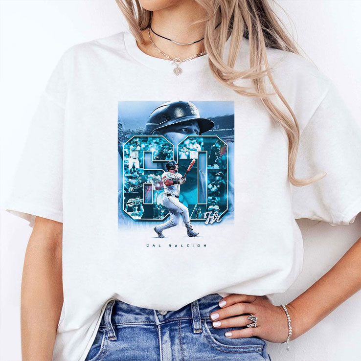 Cal Raleigh Mariners 60 Home Runs T Shirt