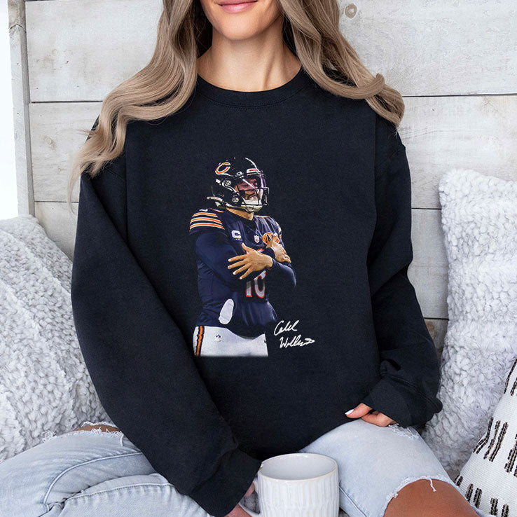 Caleb Williams Cold Chicago Football Shirt