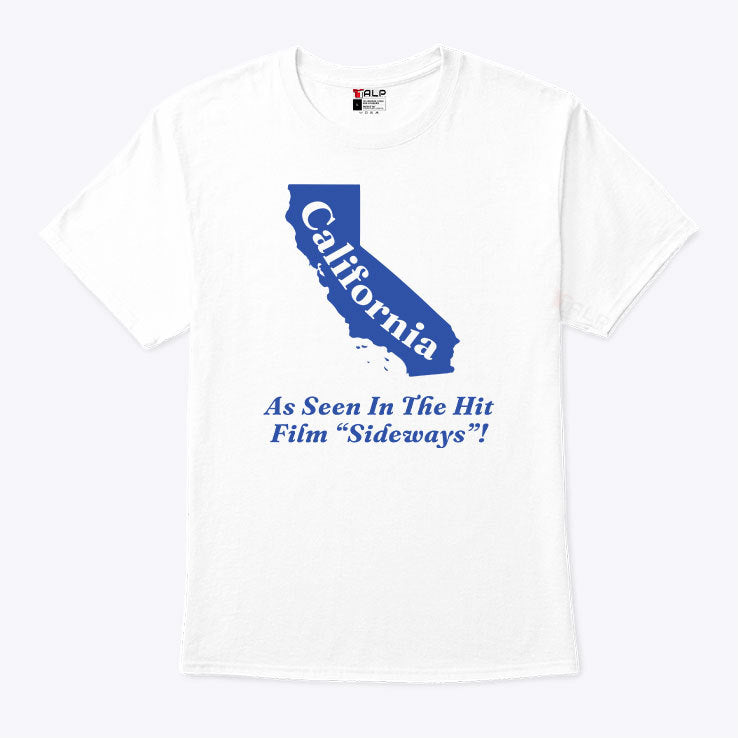 California As Seen In The Hit Film Sideways Shirt