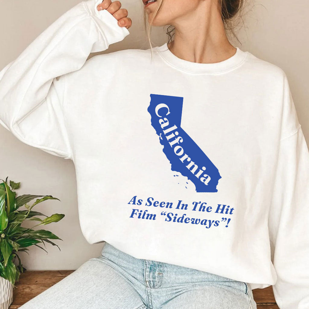 California As Seen In The Hit Film Sideways Shirt