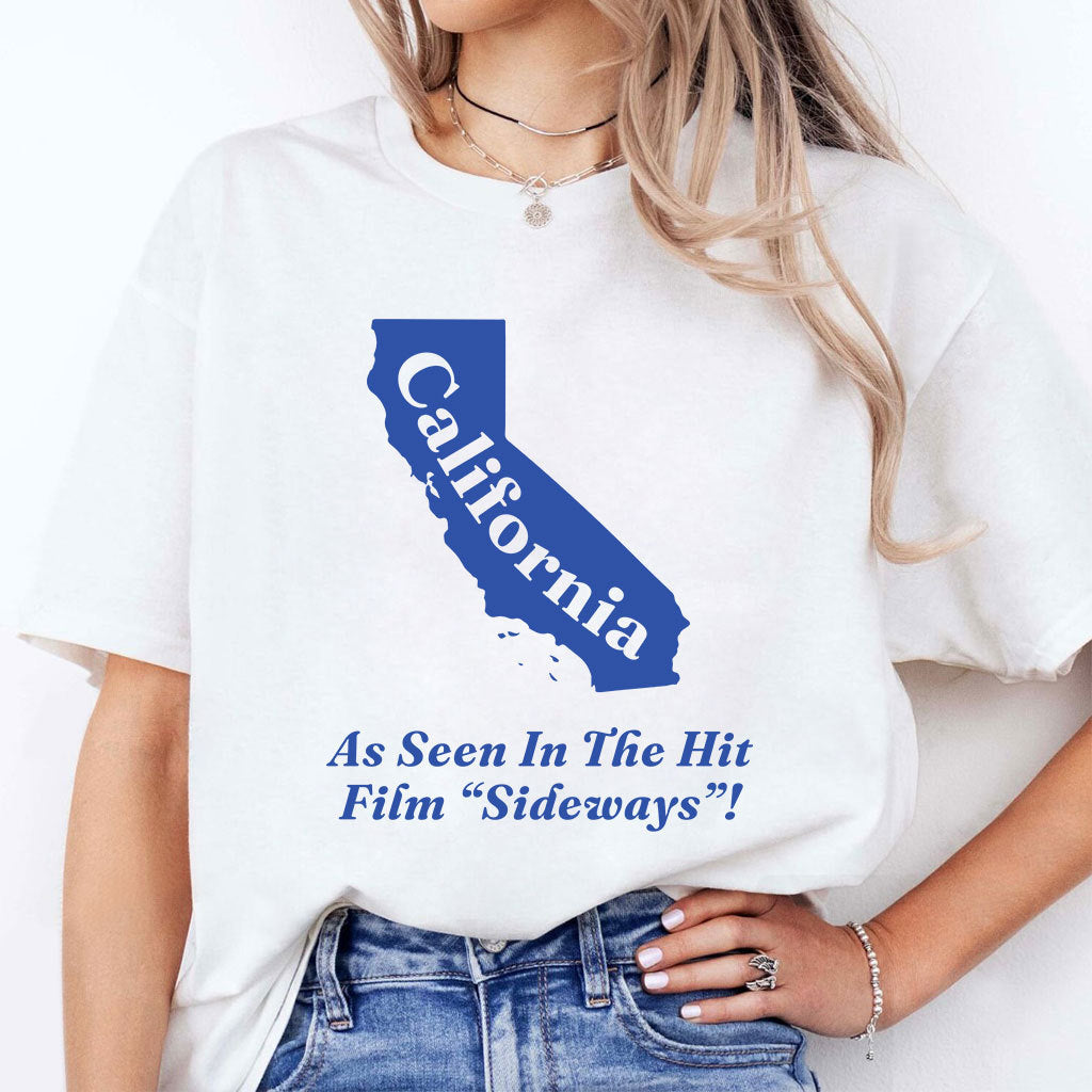 California As Seen In The Hit Film Sideways Shirt