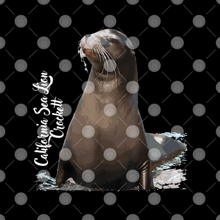California Sea Lion Crockett T Shirt