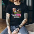 California The Golden State Retro Lowrider T Shirt