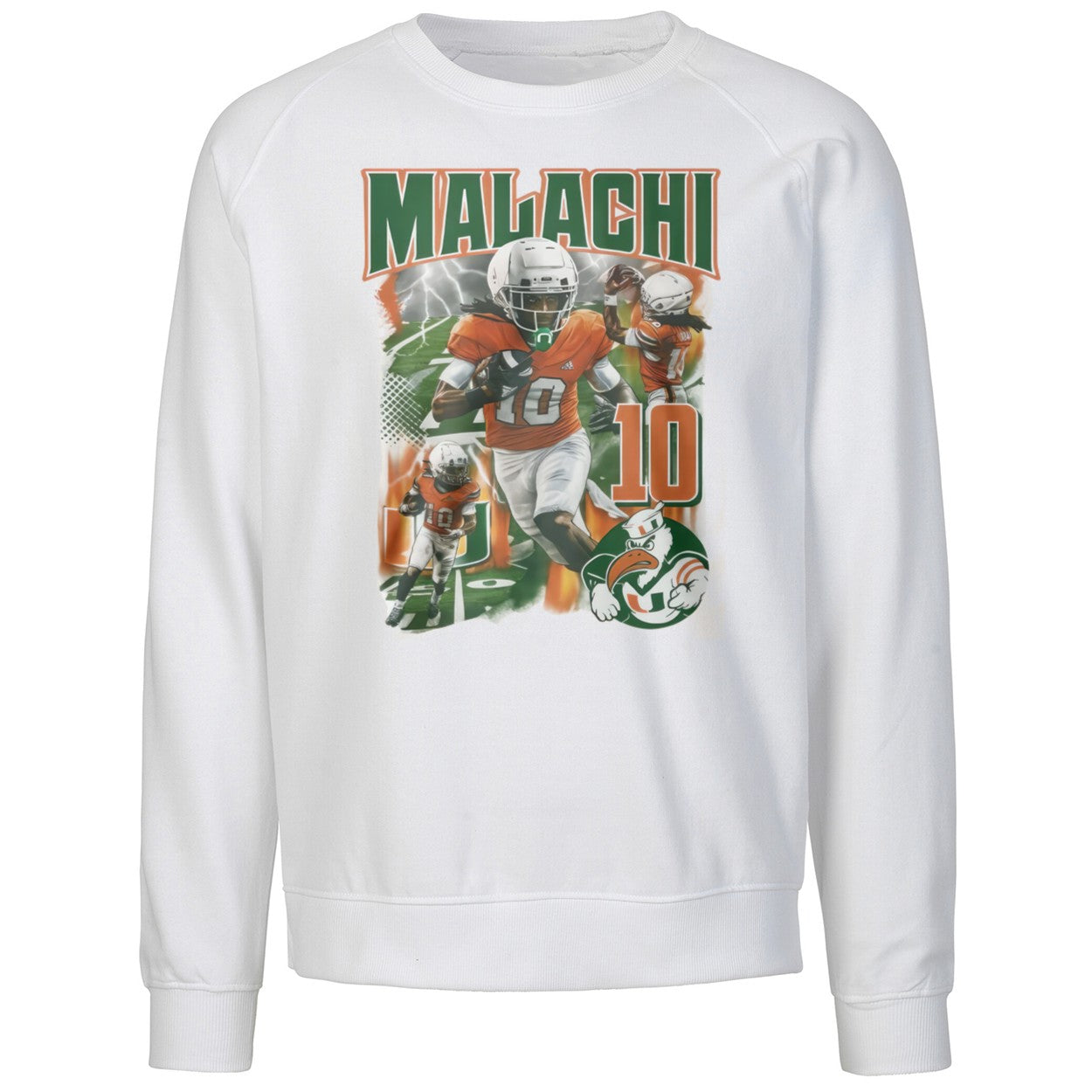 Calvin Russell With Malachi Toney In The Miami Locker Room Shirt
