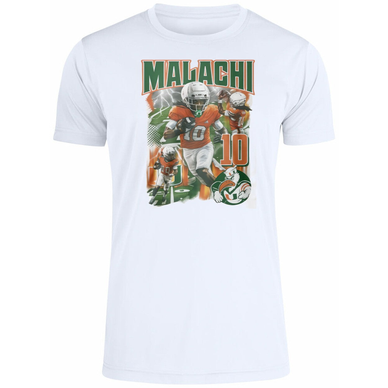 Calvin Russell With Malachi Toney In The Miami Locker Room Shirt