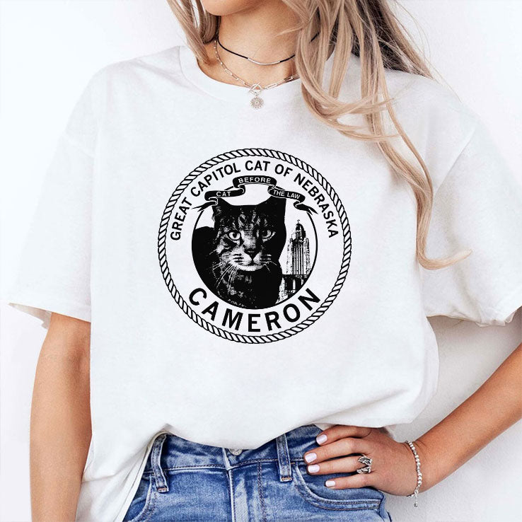 Cameron Great Capitol Cat Of Nebraska T Shirt
