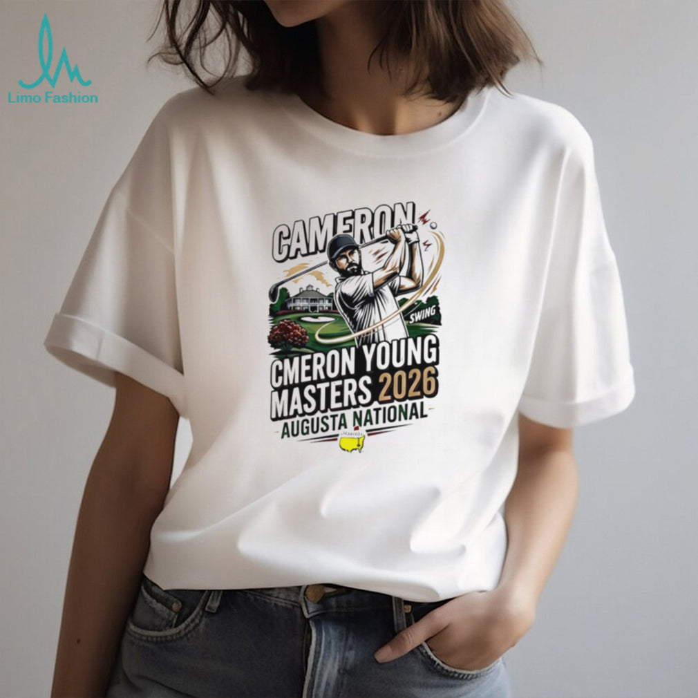 Cameron Young Augusta National Masters 2026 Golf Graphic T Shirt